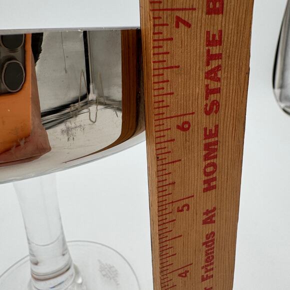 Fitz and Floyd NWT Pedestal Plate Silver Medley Platinum Rim 7" tall - Picture 5 of 6